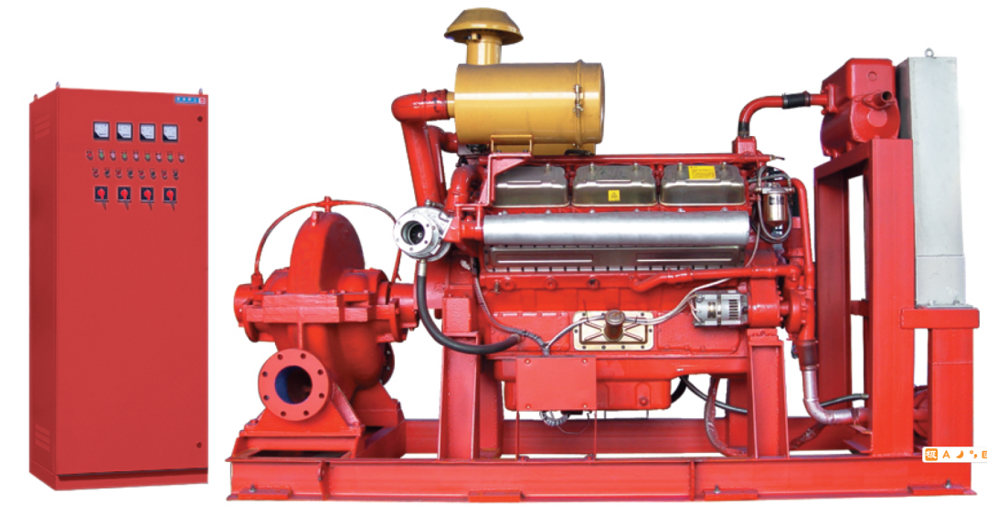 Double suction pump diesel unit