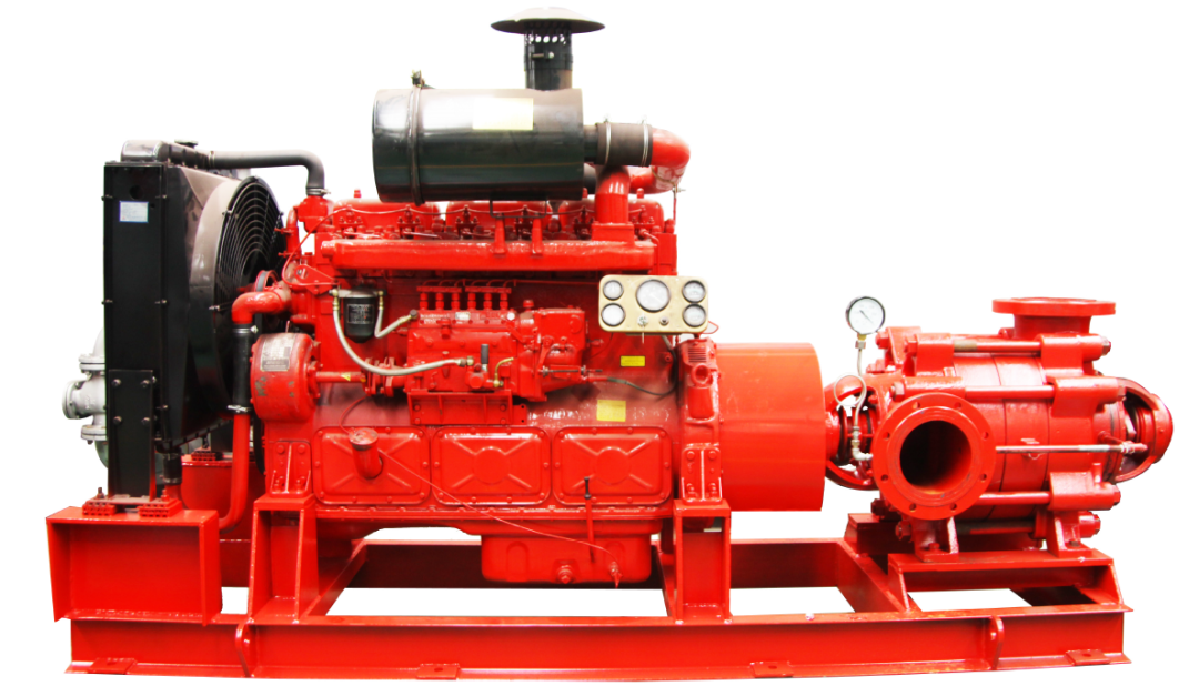 Multi-stage pump diesel unit