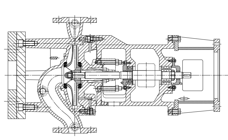 Vertical pipeline pump AYG-OH3-2